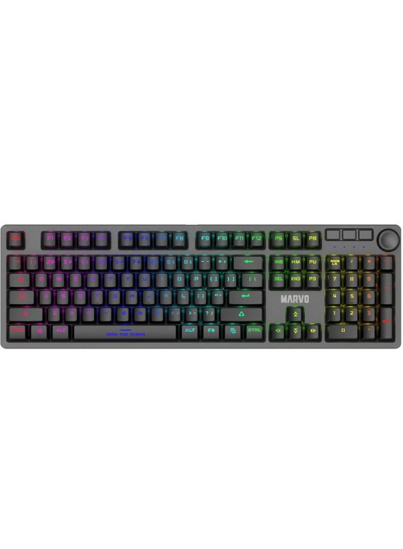Generic Marvo KG954 EN-R Wired Mechanical Keyboard with Detachable USB Type-C Cable, Black
Generic Marvo KG954 EN-R Wired Mechanical Keyboard with Detachable USB Type-C Cable, Black