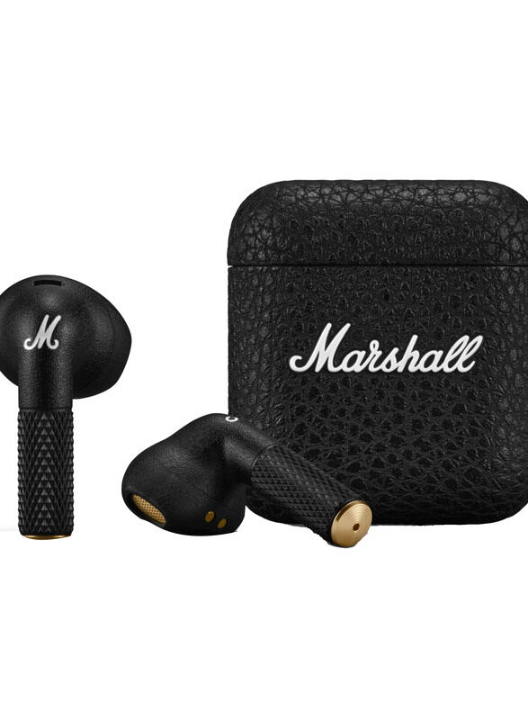 Marshall Minor IV Bluetooth Earphones Water Resistant Earphones Bluetooth Wireless Ear buds With 30+ Hours Playtime, Black
Marshall Minor IV Bluetooth Earphones Water Resistant Earphones Bluetooth Wireless Ear buds With 30+ Hours Playtime, Black