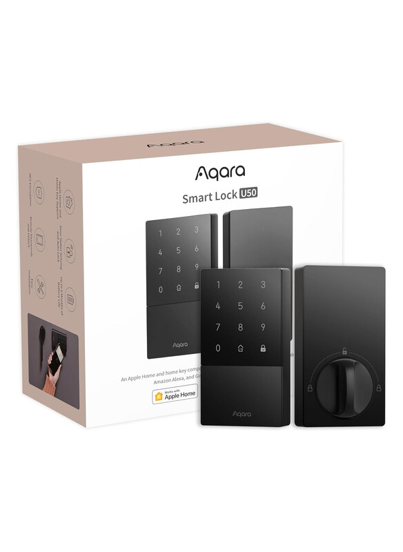 Aqara Smart Lock U50 Keyless Entry Door Lock with Apple Home Key App Remote Control Support Apple Home Kit, Black
Aqara Smart Lock U50 Keyless Entry Door Lock with Apple Home Key App Remote Control Support Apple Home Kit, Black