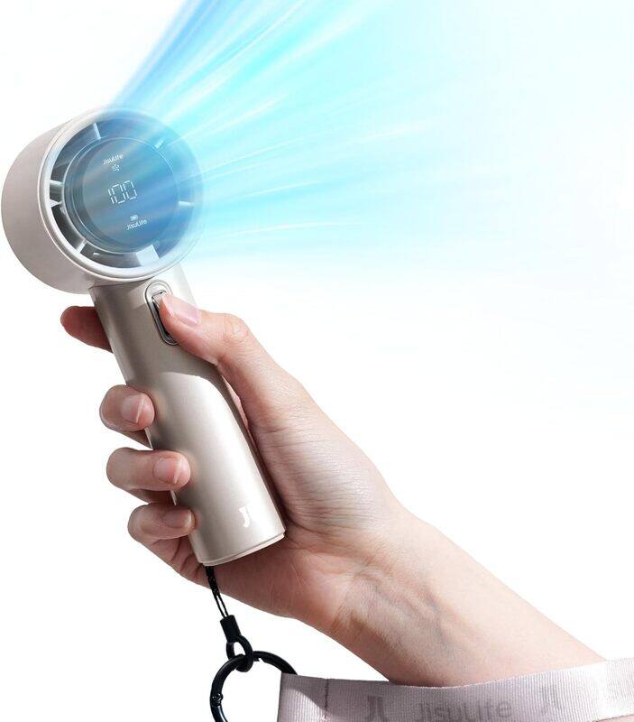 JISULIFE Portable Handheld Fan Speed Adjustable Turbo Mini Fan 5000mAh Battery Rechargeable Personal Fan with Metal Body Digital DisplayFor Women Bro
JISULIFE Portable Handheld Fan Speed Adjustable Turbo Mini Fan 5000mAh Battery Rechargeable Personal Fan with Metal Body Digital DisplayFor Women Bro