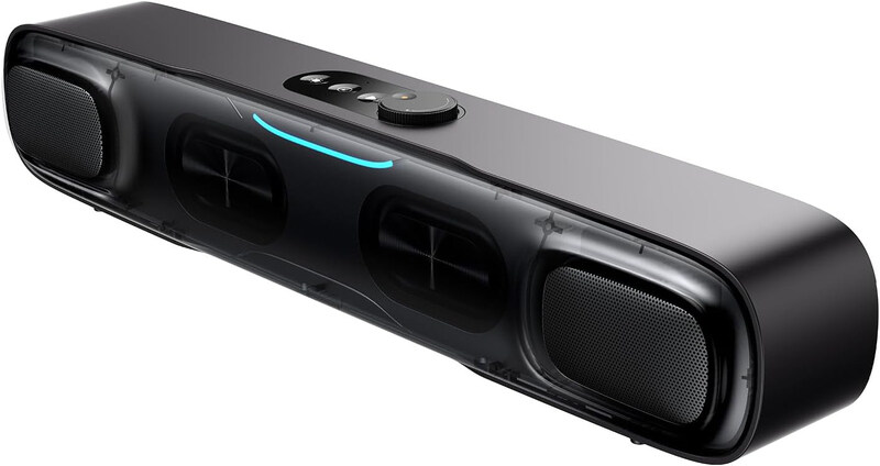Baseus Wireless Single Soundbar Speaker With Bluetooth 5.3, App Controlled Mini Soundbar, Triple Audio Modes, 7-Colors RGB, Cable Audio with Microphon
Baseus Wireless Single Soundbar Speaker With Bluetooth 5.3, App Controlled Mini Soundbar, Triple Audio Modes, 7-Colors RGB, Cable Audio with Microphon