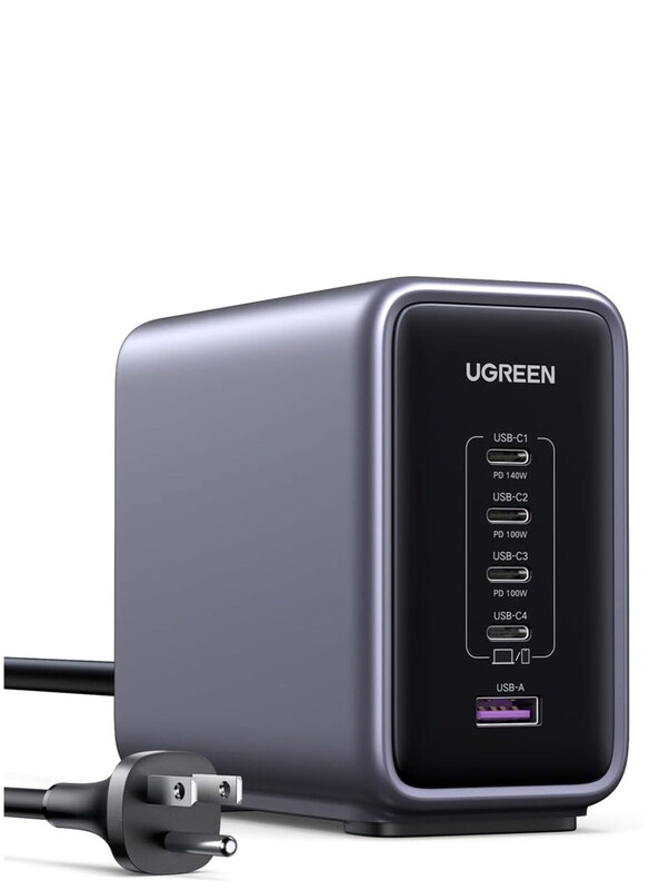 Ugreen Urgreen Nexode 300W USB C Charger Block 5-Port Charging Station GaN Charger Desktop Charger, Black
Ugreen Urgreen Nexode 300W USB C Charger Block 5-Port Charging Station GaN Charger Desktop Charger, Black