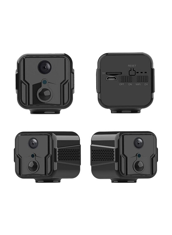 Generic Fowl 4G Night Vision Motion Detection & Two-way Audio Smart Mini Camera, Black
Generic Fowl 4G Night Vision Motion Detection & Two-way Audio Smart Mini Camera, Black