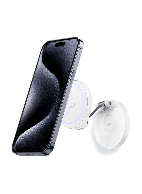 Baseus Apple iPhone 15 Pro Max 180° Adjustable MagPro Series Magnetic Car Phone Holder, White
Baseus Apple iPhone 15 Pro Max 180° Adjustable MagPro Series Magnetic Car Phone Holder, White