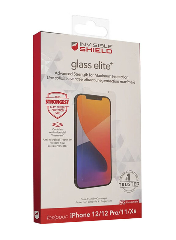 Invisible Glass Elite Apple iPhone 12 Pro Mobile Phone Screen Protector Tempered Glass Case, Clear
Invisible Glass Elite Apple iPhone 12 Pro Mobile Phone Screen Protector Tempered Glass Case, Clear