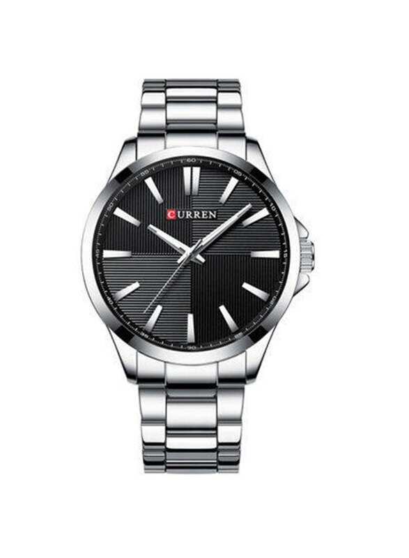 Curren Analog Watch for Men with Stainless Steel Band, Water Resistant, 8322, Silver-Black
Curren Analog Watch for Men with Stainless Steel Band, Water Resistant, 8322, Silver-Black
