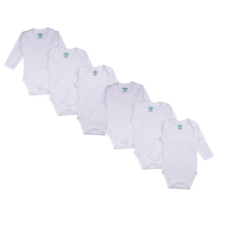 BabiesBasic 100% Super Combed Cotton, Long Sleeves Romper/Bodysuit, for New Born to 24months. Set of 6 - White, 9-12 Months
BabiesBasic 100% Super Combed Cotton, Long Sleeves Romper/Bodysuit, for New Born to 24months. Set of 6 - White, 9-12 Months