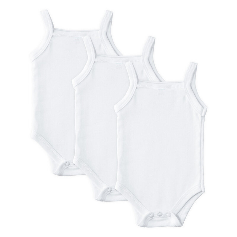 BabiesBasic 100% Super Combed Cotton, Sleeveless Girls Romper/Bodysuit, for New Born to 24months. Set of 3 - White, 18-24 Months , White
BabiesBasic 100% Super Combed Cotton, Sleeveless Girls Romper/Bodysuit, for New Born to 24months. Set of 3 - White, 18-24 Months , White