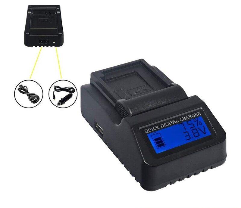 DMK Power LP-E12 LCD Quick Battery Charger for LP-E12/Canon EOS M/M2/M10/M50/M100/EOS 100D/EOS Rebel SL1/EOS KISS X7/PowerShot SX70 HS Cameras, Black
DMK Power LP-E12 LCD Quick Battery Charger for LP-E12/Canon EOS M/M2/M10/M50/M100/EOS 100D/EOS Rebel SL1/EOS KISS X7/PowerShot SX70 HS Cameras, Black