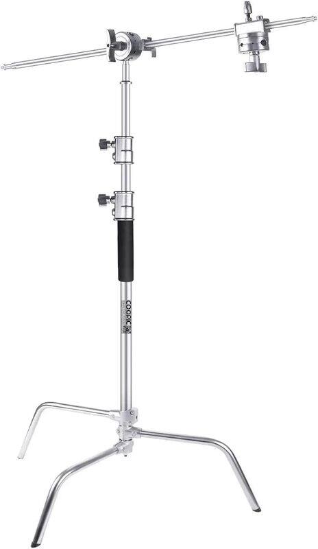 Not Applicable Coopic Stainless Steel C Stand with Holding Arm & Grip Head for Video Reflector Monolight Photography, Silver
Not Applicable Coopic Stainless Steel C Stand with Holding Arm & Grip Head for Video Reflector Monolight Photography, Silver