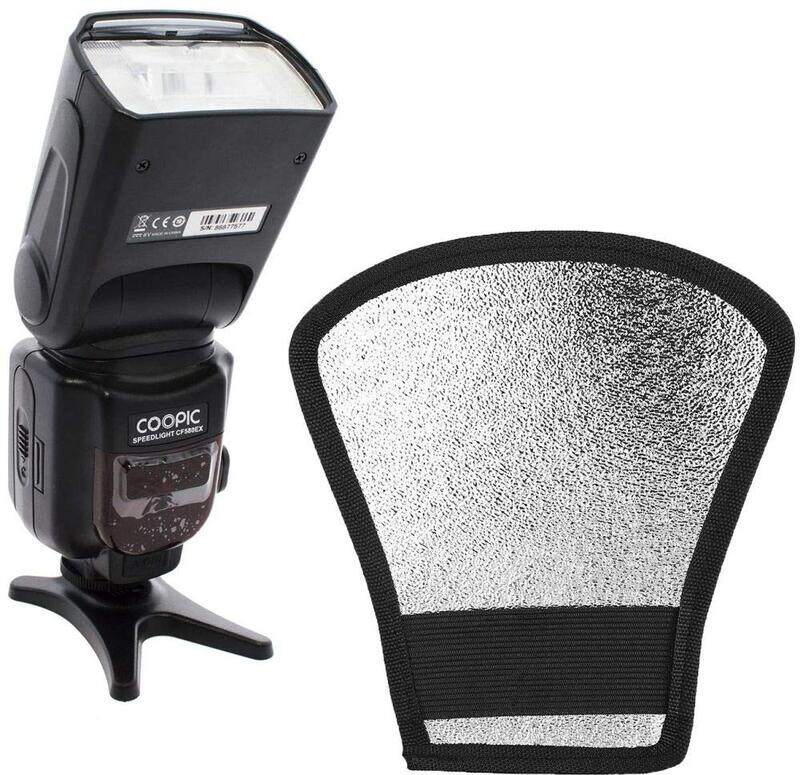 Coopic CF580EXN Flash with Silver/White Flash Diffuser for Nikon Camera, Black
Coopic CF580EXN Flash with Silver/White Flash Diffuser for Nikon Camera, Black