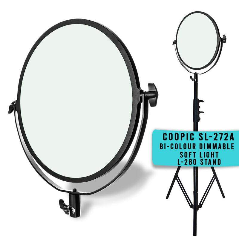 Not Applicable Coopic SL-272A Round Moon Studio Light With L280 Stand for Photography Studio, Black
Not Applicable Coopic SL-272A Round Moon Studio Light With L280 Stand for Photography Studio, Black