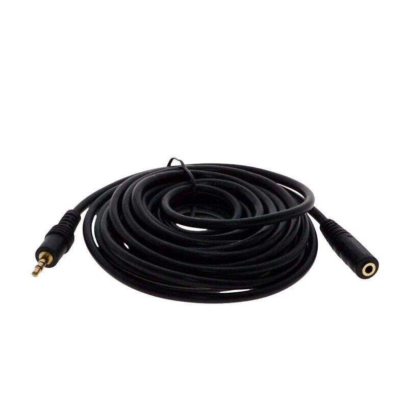 Dmkpower 5-Meter Microphone Stereo Audio Cable, 3.5mm Jack Male to 3.5mm Jack Female for Microphone Devices, Black
Dmkpower 5-Meter Microphone Stereo Audio Cable, 3.5mm Jack Male to 3.5mm Jack Female for Microphone Devices, Black