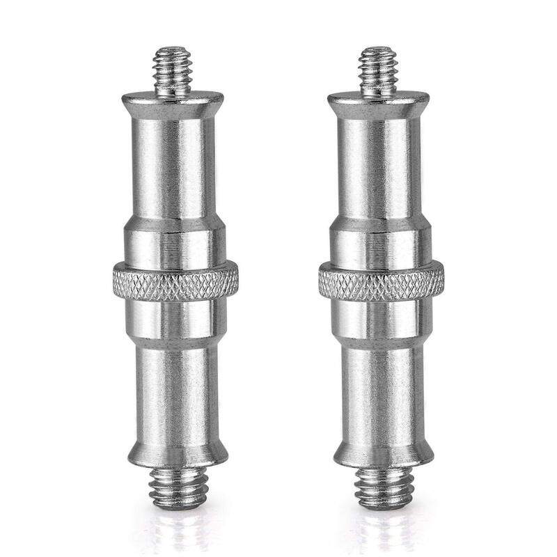 Generic Coopic Standard Metal Male Convertor Threaded Screw Adapter Spigot Stud for Studio Light Stand, 2 Piece, Silver
Generic Coopic Standard Metal Male Convertor Threaded Screw Adapter Spigot Stud for Studio Light Stand, 2 Piece, Silver