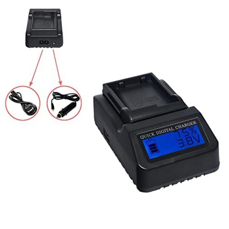 DMK Power EN-EL15A LCD Quick Charger Battery Charger Compatible with Nikon Digital SLR Cameras, Black
DMK Power EN-EL15A LCD Quick Charger Battery Charger Compatible with Nikon Digital SLR Cameras, Black