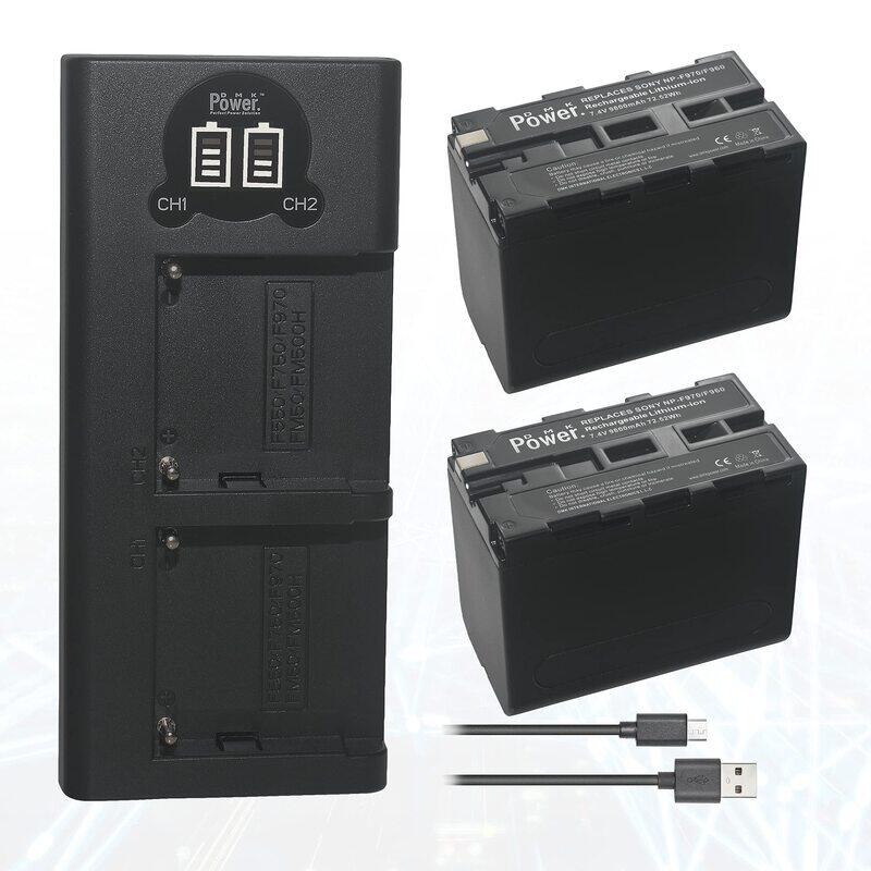 Unspecified Dmkpower F960/F970 9800mAh with Mini Portable LCD Battery Charger TC-USB2 III, Black
Unspecified Dmkpower F960/F970 9800mAh with Mini Portable LCD Battery Charger TC-USB2 III, Black