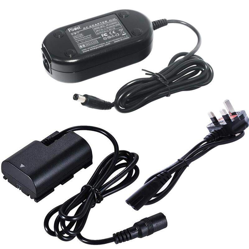 DMK Power ACK-E6 DR-E6 AC Power Adapter Charger DC Coupler Kit for Replacing LP-E6 & LP-E6N Battery for Canon EOS 5DS 6D 7D & Other Models, Black
DMK Power ACK-E6 DR-E6 AC Power Adapter Charger DC Coupler Kit for Replacing LP-E6 & LP-E6N Battery for Canon EOS 5DS 6D 7D & Other Models, Black