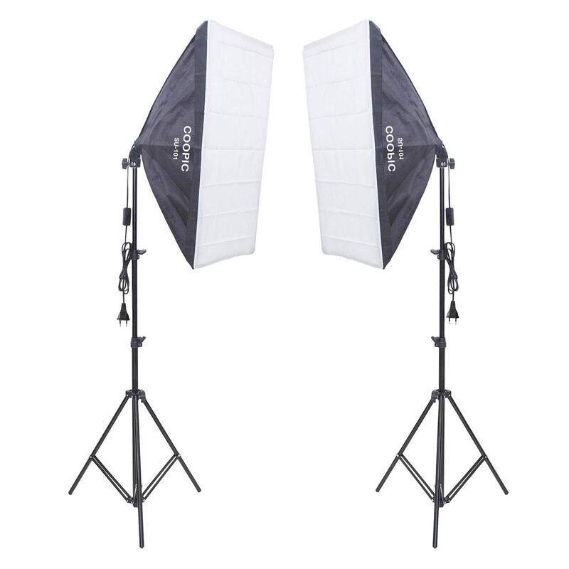 Generic Coopic SU-101 Photography Rectangle Continuous SoftBox Lighting Kit, Black
Generic Coopic SU-101 Photography Rectangle Continuous SoftBox Lighting Kit, Black