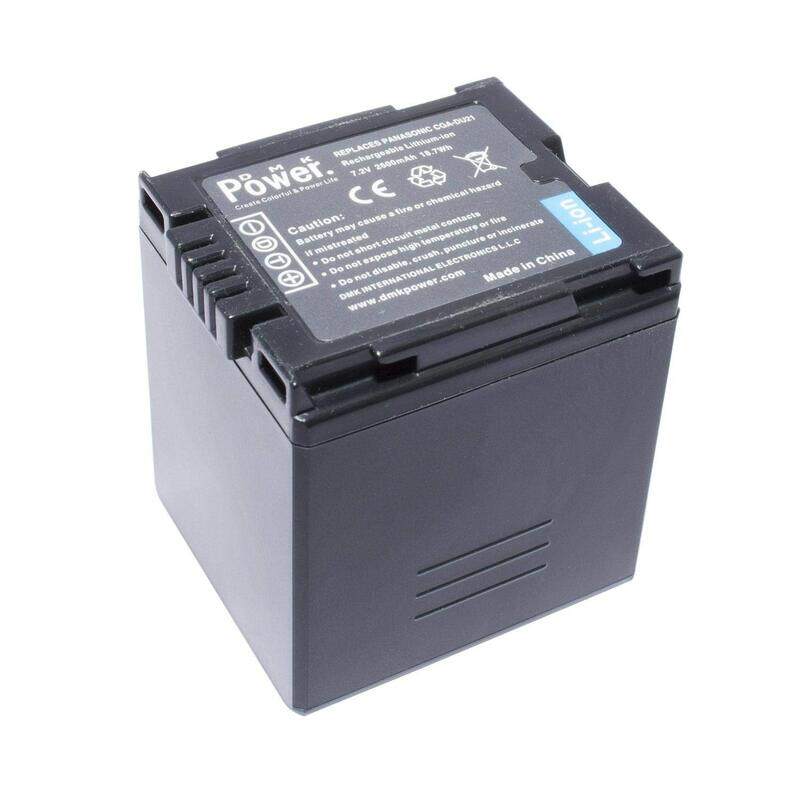 Dmkpower CGA-DU21 2600mAh Battery for Panasonic GS200/250/75/150/400/320/230/85/60/MX500, Black
Dmkpower CGA-DU21 2600mAh Battery for Panasonic GS200/250/75/150/400/320/230/85/60/MX500, Black