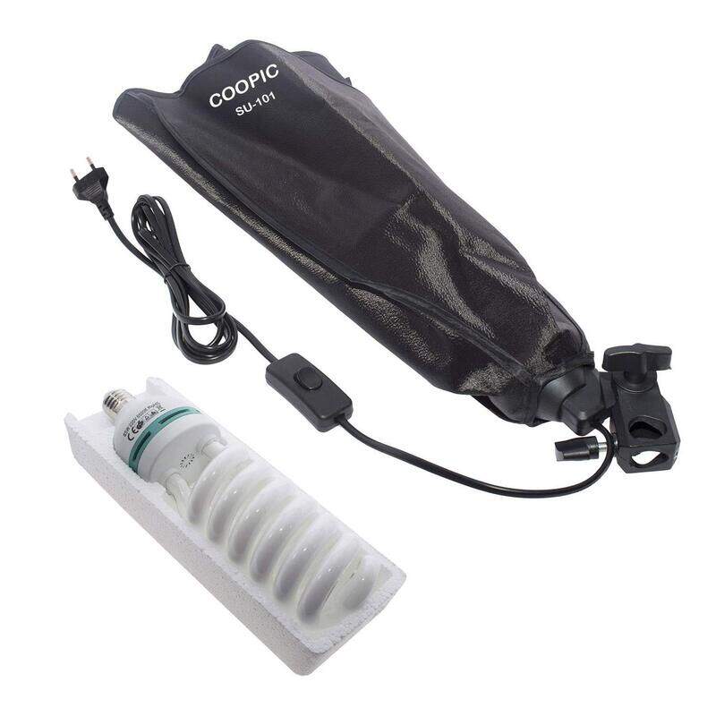 Not Applicable Coopic SU-101 Photography Rectangle 20 x 28 inch Continuous SoftBox with 3PIN EURO Long Cable with E27 Lamp Socket 1 Piece 85W Bulb for Photo Studio E
Not Applicable Coopic SU-101 Photography Rectangle 20 x 28 inch Continuous SoftBox with 3PIN EURO Long Cable with E27 Lamp Socket 1 Piece 85W Bulb for Photo Studio E