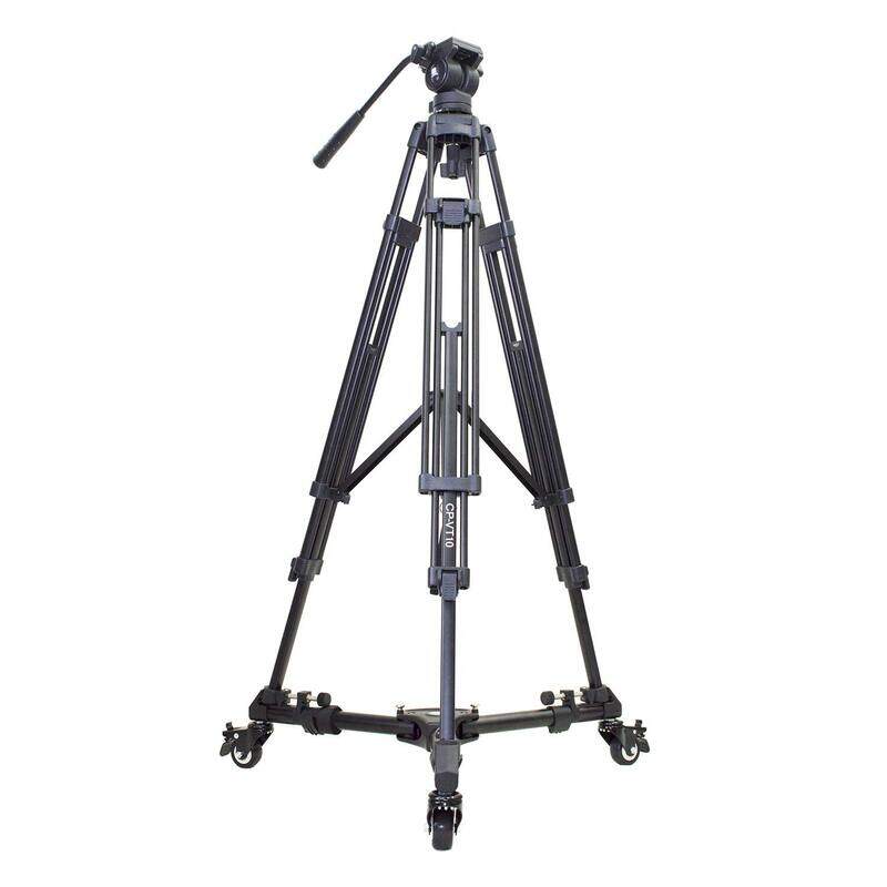 Coopic CP-VT10 Tripod with DMK-D2 Dolly for Canon/Nikon/Sony Digital/Camcorder Camera Etc, Black
Coopic CP-VT10 Tripod with DMK-D2 Dolly for Canon/Nikon/Sony Digital/Camcorder Camera Etc, Black