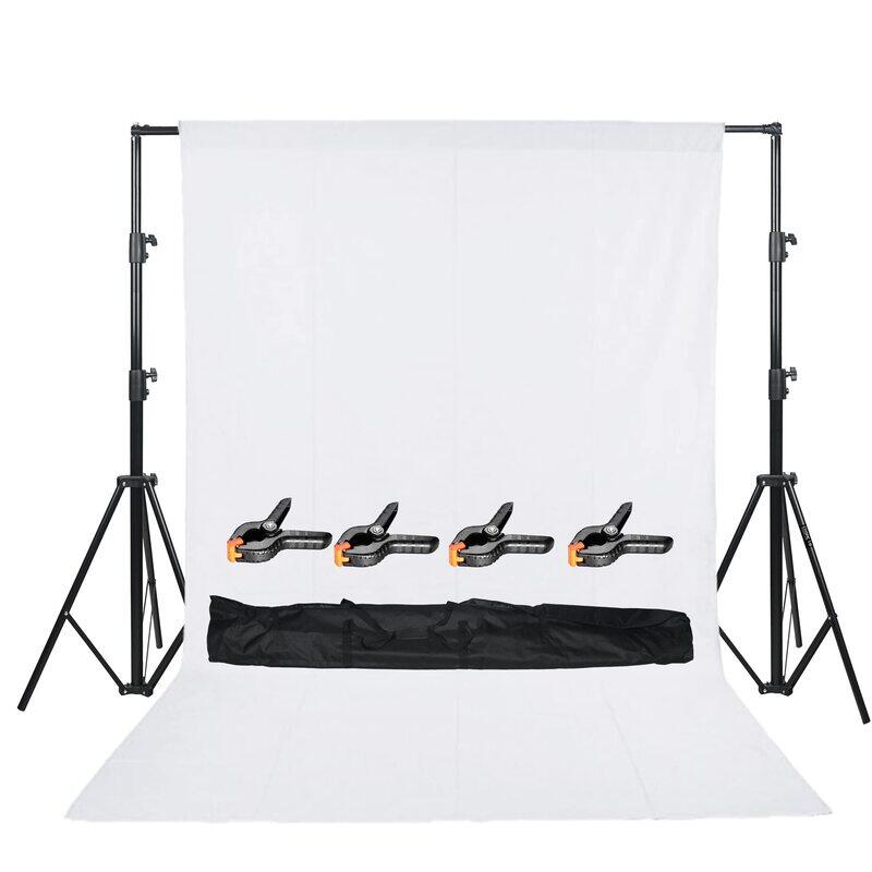 Generic Coopic S06 2.8 x 3.2 meters Heavy Duty Adjustable Backdrop Support System Photography Studio Video Stand with 4 Heavy Clamps & 1 Carrying Bag, Multico
Generic Coopic S06 2.8 x 3.2 meters Heavy Duty Adjustable Backdrop Support System Photography Studio Video Stand with 4 Heavy Clamps & 1 Carrying Bag, Multico