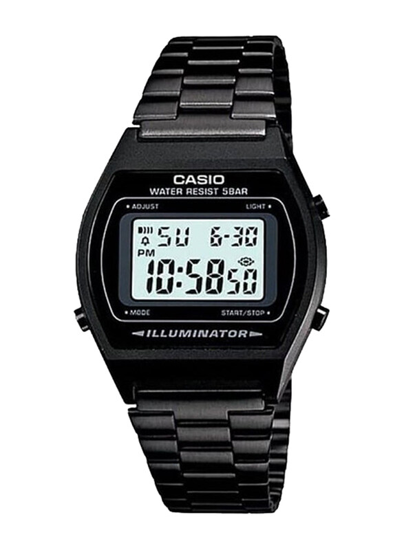 Casio Illuminator Digital Watch for Men with Stainless Steel Band & Water Resistant, B640WB-1ADF, Black
Casio Illuminator Digital Watch for Men with Stainless Steel Band & Water Resistant, B640WB-1ADF, Black