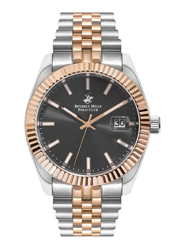 Polo Beverlly Hills Beverly Hills Polo Club Analog Watch for Men with Stainless Steel Band, Water Resistant, Bp3018x.560, Rose Gold/Silver-Black
Polo Beverlly Hills Beverly Hills Polo Club Analog Watch for Men with Stainless Steel Band, Water Resistant, Bp3018x.560, Rose Gold/Silver-Black