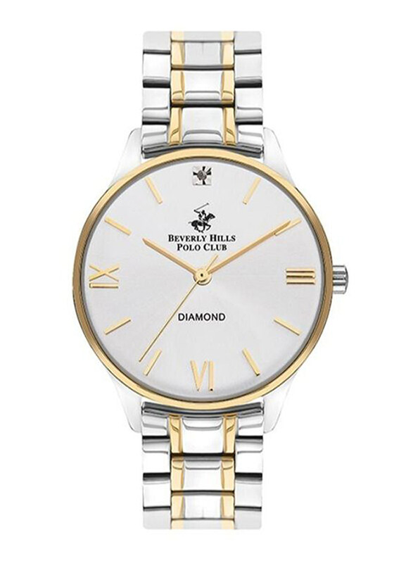 Polo Beverlly Hills Beverly Hills Polo Club Analog Watch for Women with Stainless Steel Band, BP3348X.230, Silver-Gold/White
Polo Beverlly Hills Beverly Hills Polo Club Analog Watch for Women with Stainless Steel Band, BP3348X.230, Silver-Gold/White