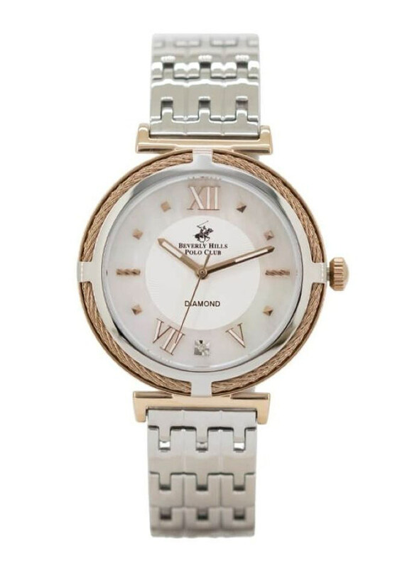Polo Beverlly Hills Beverly Hills Polo Club Analog Watch for Women with Stainless Steel Band, BP3222X.520, Silver/White
Polo Beverlly Hills Beverly Hills Polo Club Analog Watch for Women with Stainless Steel Band, BP3222X.520, Silver/White