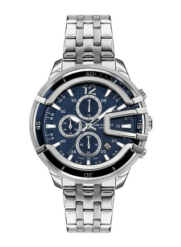 Lee Cooper Multi-function Analog Watch for Men with Stainless Steel Band, LC07467.390, Silver-Blue
Lee Cooper Multi-function Analog Watch for Men with Stainless Steel Band, LC07467.390, Silver-Blue