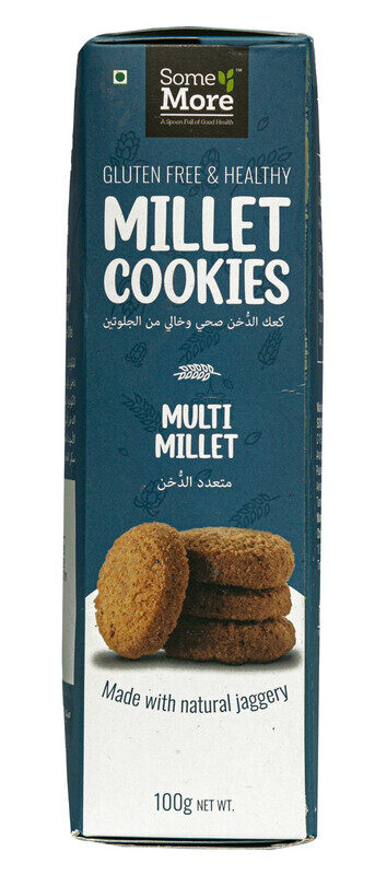 Some More Multi Millet Gluten Free Cookies, Delicious-Nutritious Snacks with Sorghum, Finger Millet, Pearl Millet, and Foxtail Millet, Perfect for Cel
Some More Multi Millet Gluten Free Cookies, Delicious-Nutritious Snacks with Sorghum, Finger Millet, Pearl Millet, and Foxtail Millet, Perfect for Cel