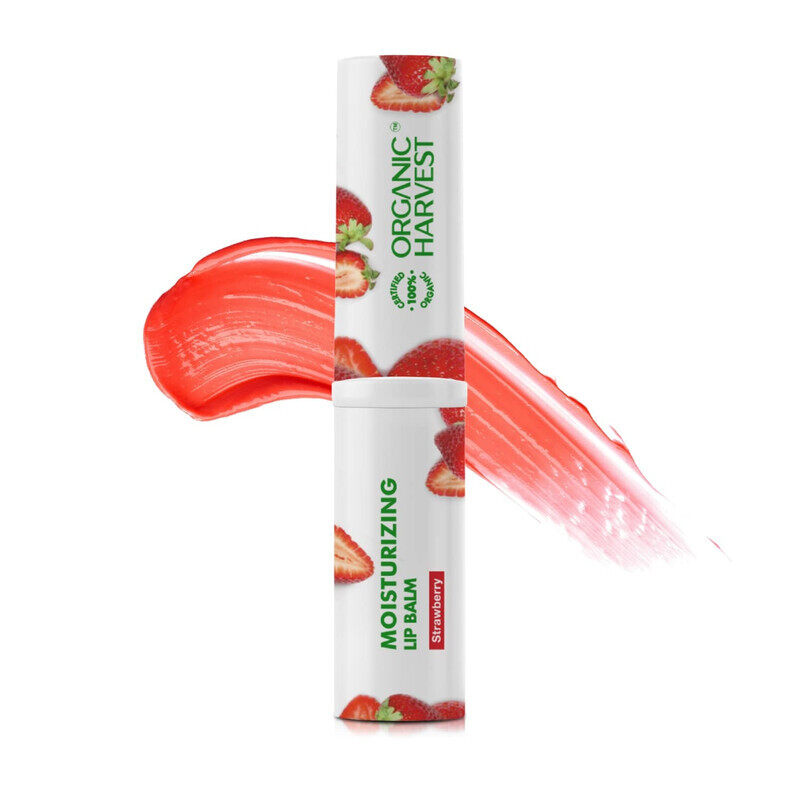 Organic Harvest Moisturizing Lip Balm, Strawberry , Lip Balm for Women & Men , 100% American Certified Organic , Sulphate & Paraben-free - 3 ml
Organic Harvest Moisturizing Lip Balm, Strawberry , Lip Balm for Women & Men , 100% American Certified Organic , Sulphate & Paraben-free - 3 ml