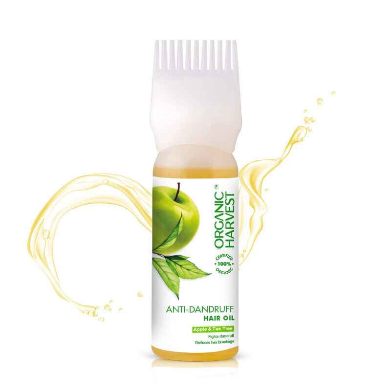 Organic Harvest Anti-Dandruff Hair Oil For Men/Women With Apple Oil & Tea Tree Extract , 100% Certified Organic - 150ml
Organic Harvest Anti-Dandruff Hair Oil For Men/Women With Apple Oil & Tea Tree Extract , 100% Certified Organic - 150ml
