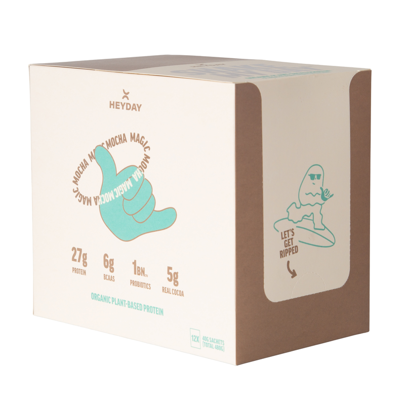 Heyday Shake My Day Organic Magic Mocha Flavour Plant-Based Protein Powder Nutrient-Rich with Probiotics Ideal for Smoothies & Shakes Muscle Suppor
Heyday Shake My Day Organic Magic Mocha Flavour Plant-Based Protein Powder Nutrient-Rich with Probiotics Ideal for Smoothies & Shakes Muscle Suppor