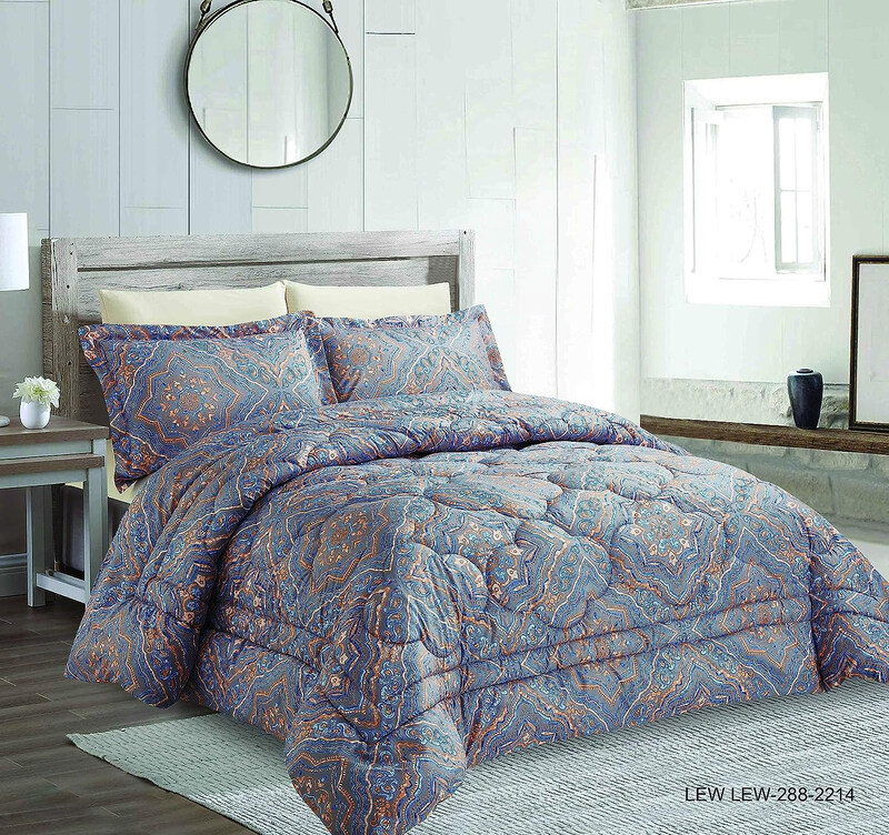 Elite Home 4-Piece Ultrasoft Microfiber Comforter Set, 1 Comforter + 1 Pillow Covers + 1 Pillow shams + 1 Fitted Sheet, Double, Blue
Elite Home 4-Piece Ultrasoft Microfiber Comforter Set, 1 Comforter + 1 Pillow Covers + 1 Pillow shams + 1 Fitted Sheet, Double, Blue