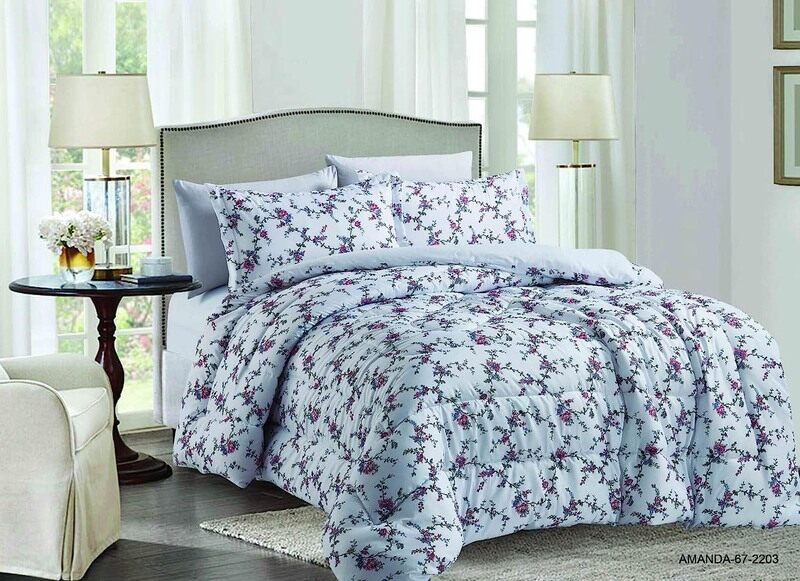 Elite Home 6-Piece Microfiber Comforter Set, 1 Comforter + 2 Pillow Covers + 2 Pillow Shams + 1 Fitted Sheet, King, Snow White-E-67
Elite Home 6-Piece Microfiber Comforter Set, 1 Comforter + 2 Pillow Covers + 2 Pillow Shams + 1 Fitted Sheet, King, Snow White-E-67