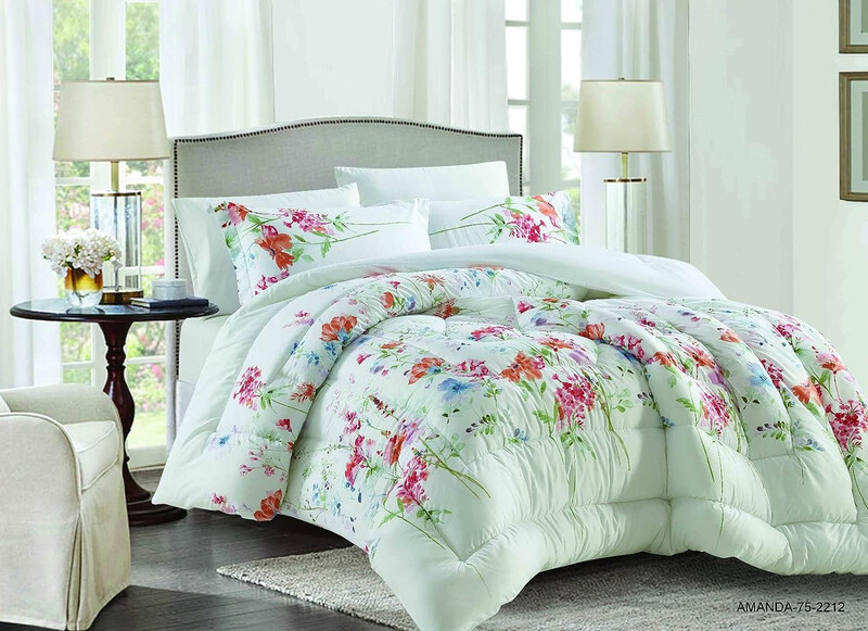 Elite Home 4-Piece Home Microfiber Comforter Set, 1 Comforter + 1 Pillow Covers + 1 Pillow Shams + 1 Fitted Sheet, King, Snow White
Elite Home 4-Piece Home Microfiber Comforter Set, 1 Comforter + 1 Pillow Covers + 1 Pillow Shams + 1 Fitted Sheet, King, Snow White