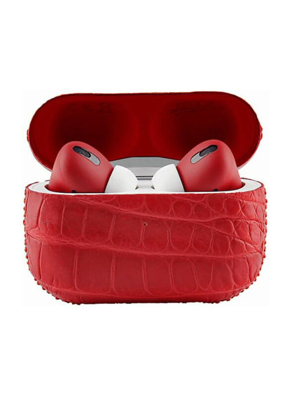 Merlin Apple Airpods Pro Gen 2c Wireless In-Ear Noise Cancelling Headphones, Leather Alligator Red
Merlin Apple Airpods Pro Gen 2c Wireless In-Ear Noise Cancelling Headphones, Leather Alligator Red