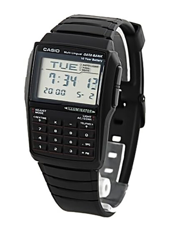 Casio Digital Watch for Men with Synthetic Band, Water Resistant, DBC-32-1ADF, Black
Casio Digital Watch for Men with Synthetic Band, Water Resistant, DBC-32-1ADF, Black
