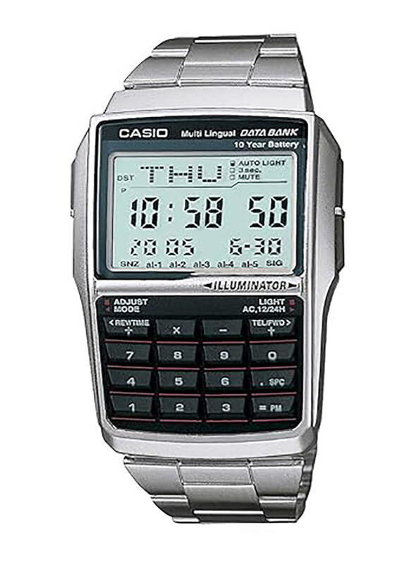 Casio Vintage Digital Watch for Men with Stainless Steel Band, Water Resistant, DBC-32D-1ADF, Silver-Grey
Casio Vintage Digital Watch for Men with Stainless Steel Band, Water Resistant, DBC-32D-1ADF, Silver-Grey