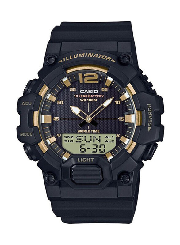 Casio Youth Series Analog + Digital Watch for Men with Resin Band, Water Resistant, HDC-700-9AV, Black
Casio Youth Series Analog + Digital Watch for Men with Resin Band, Water Resistant, HDC-700-9AV, Black