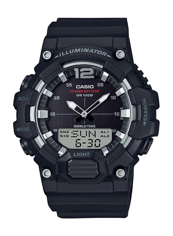Casio Youth Series Analog + Digital Watch for Men with Resin Band, Water Resistant, HDC-700-1AVDF, Black
Casio Youth Series Analog + Digital Watch for Men with Resin Band, Water Resistant, HDC-700-1AVDF, Black
