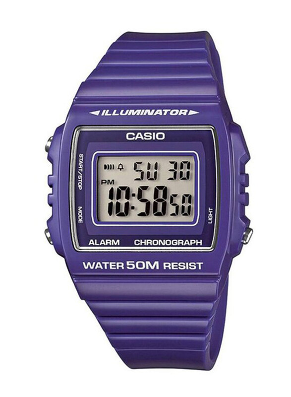 Casio Digital Watch Unisex with Resin Band, Water Resistant, W-215H-6AVDF, Purple-Transparent
Casio Digital Watch Unisex with Resin Band, Water Resistant, W-215H-6AVDF, Purple-Transparent