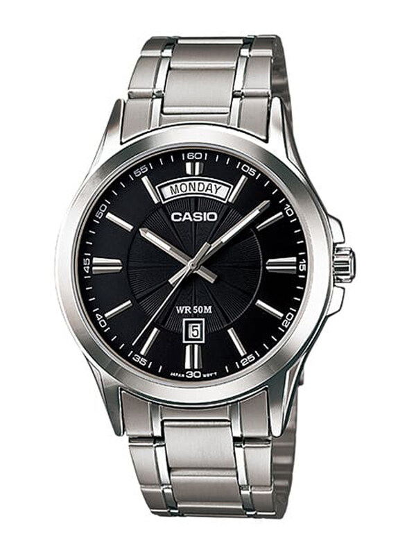 Casio Enticer Analog Watch for Men with Stainless Steel Band, Water Resistant, MTP-1381D-1AV, Silver-Pink
Casio Enticer Analog Watch for Men with Stainless Steel Band, Water Resistant, MTP-1381D-1AV, Silver-Pink