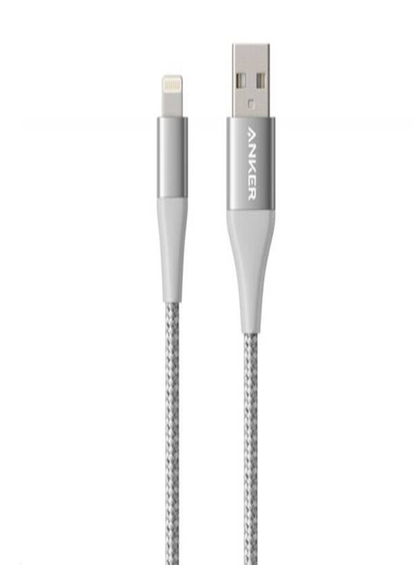 Anker 5.9-Feet PowerLine+ Lightning Data Sync Charging Cable, USB A Male to Lightning for Apple iPhones, Silver
Anker 5.9-Feet PowerLine+ Lightning Data Sync Charging Cable, USB A Male to Lightning for Apple iPhones, Silver