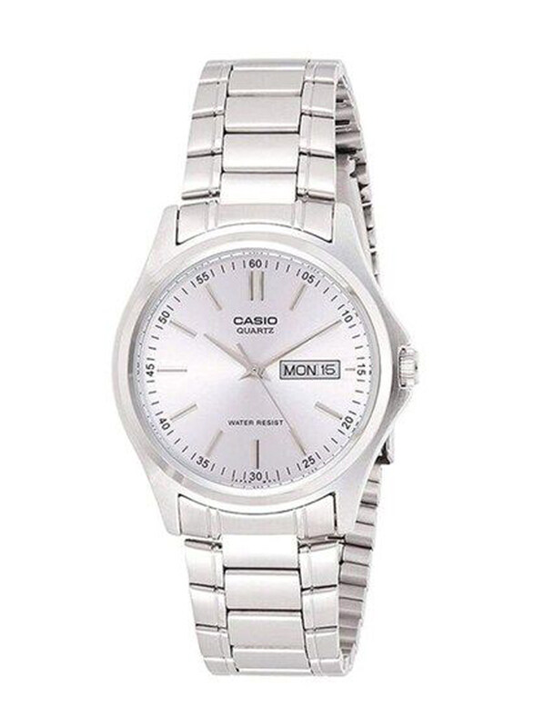 Casio Enticer Analog Watch for Men with Stainless Steel Band, Water Resistant, MTP-1239D-2ADF, Silver-Silver
Casio Enticer Analog Watch for Men with Stainless Steel Band, Water Resistant, MTP-1239D-2ADF, Silver-Silver