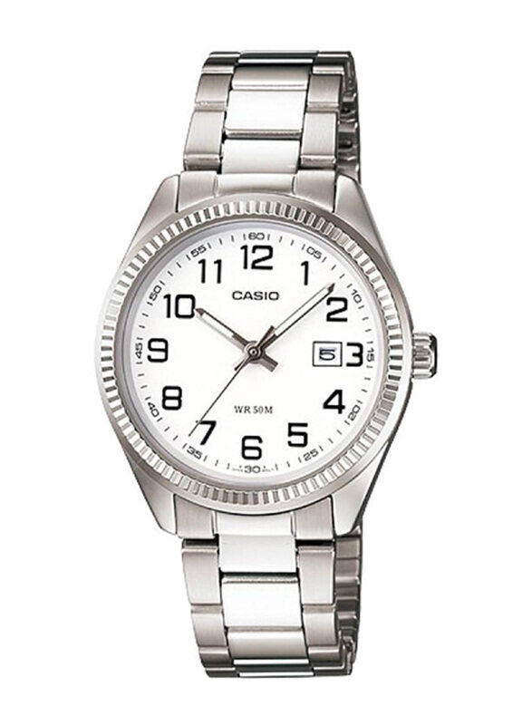 Casio Analog Watch for Women with Stainless Steel Band, Water Resistant, LTP-1302D-7B, Silver-White
Casio Analog Watch for Women with Stainless Steel Band, Water Resistant, LTP-1302D-7B, Silver-White