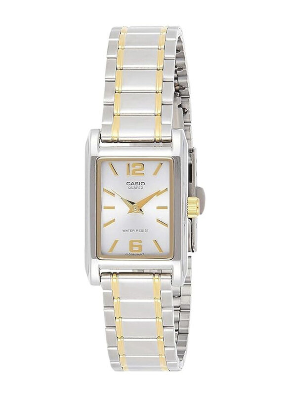 Casio Fashion Analog Watch for Men with Stainless Steel Band, Water Resistant, LTP-1235SG-7ADF, Silver/Gold-Silver
Casio Fashion Analog Watch for Men with Stainless Steel Band, Water Resistant, LTP-1235SG-7ADF, Silver/Gold-Silver