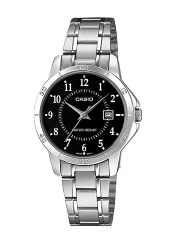 Casio Dress Analog Watch for Women with Stainless Steel Band, Water Resistant, LTP-V004D-1BUDF, Silver-Black
Casio Dress Analog Watch for Women with Stainless Steel Band, Water Resistant, LTP-V004D-1BUDF, Silver-Black